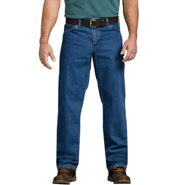 Dickies Men's and Big Men's Relaxed Fit Stonewashed Carpenter Jeans
