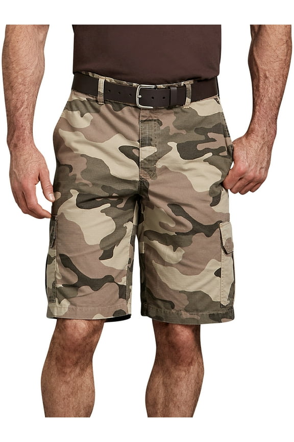 Mens 11" Relaxed Fit Lightweight Ripstop Cargo Shorts