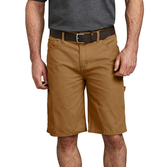 Dickies Mens 11" Relaxed Fit, Triple-Stitched Lightweight Duck Carpenter Shorts
