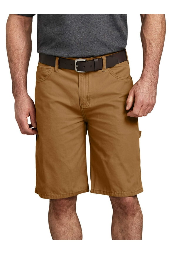 Mens 11" Relaxed Fit, Triple-Stitched Lightweight Duck Carpenter Shorts