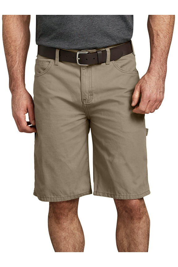 Mens 11" Relaxed Fit, Triple-Stitched Lightweight Duck Carpenter Shorts