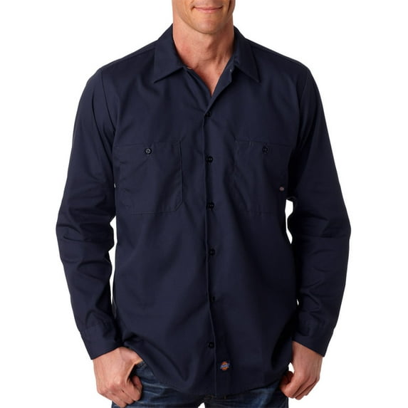 Dickies Mens 4.25 oz. Industrial Long-Sleeve Work Shirt