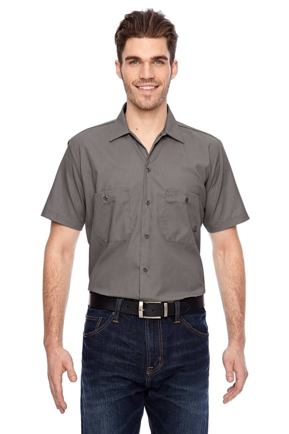 Men's 4.25 oz. Industrial Short-Sleeve Work Shirt