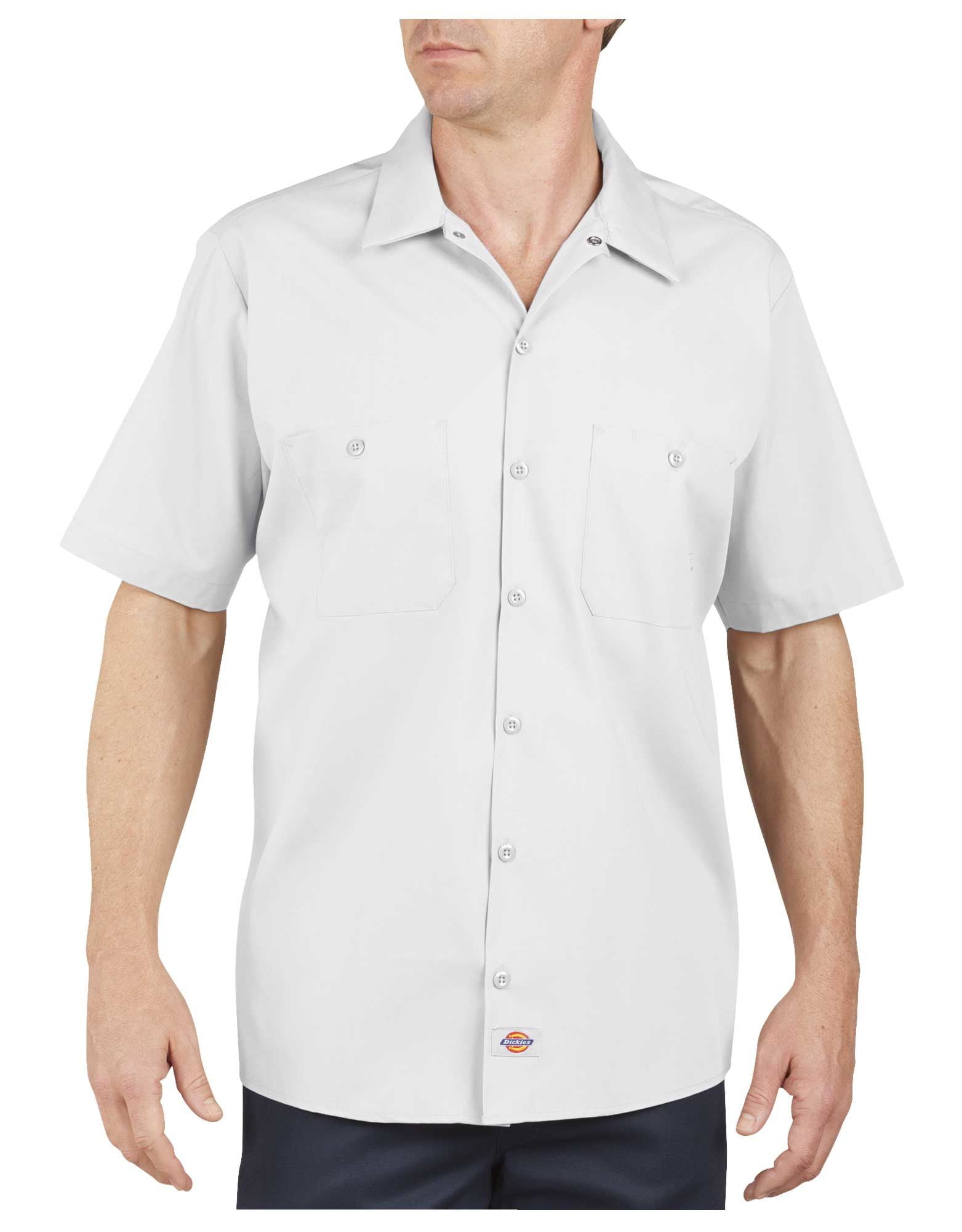 Dickies industrial short store sleeve work shirt