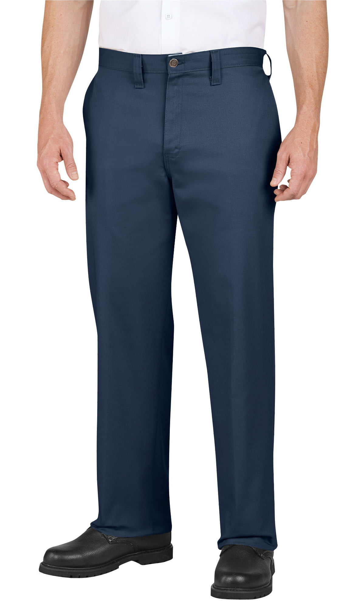 Dickies Mens Industrial Cotton Flat Front Pant