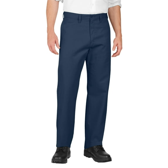 Dickies Mens LP812 Flat Front Work Pant-NAVY-40x33