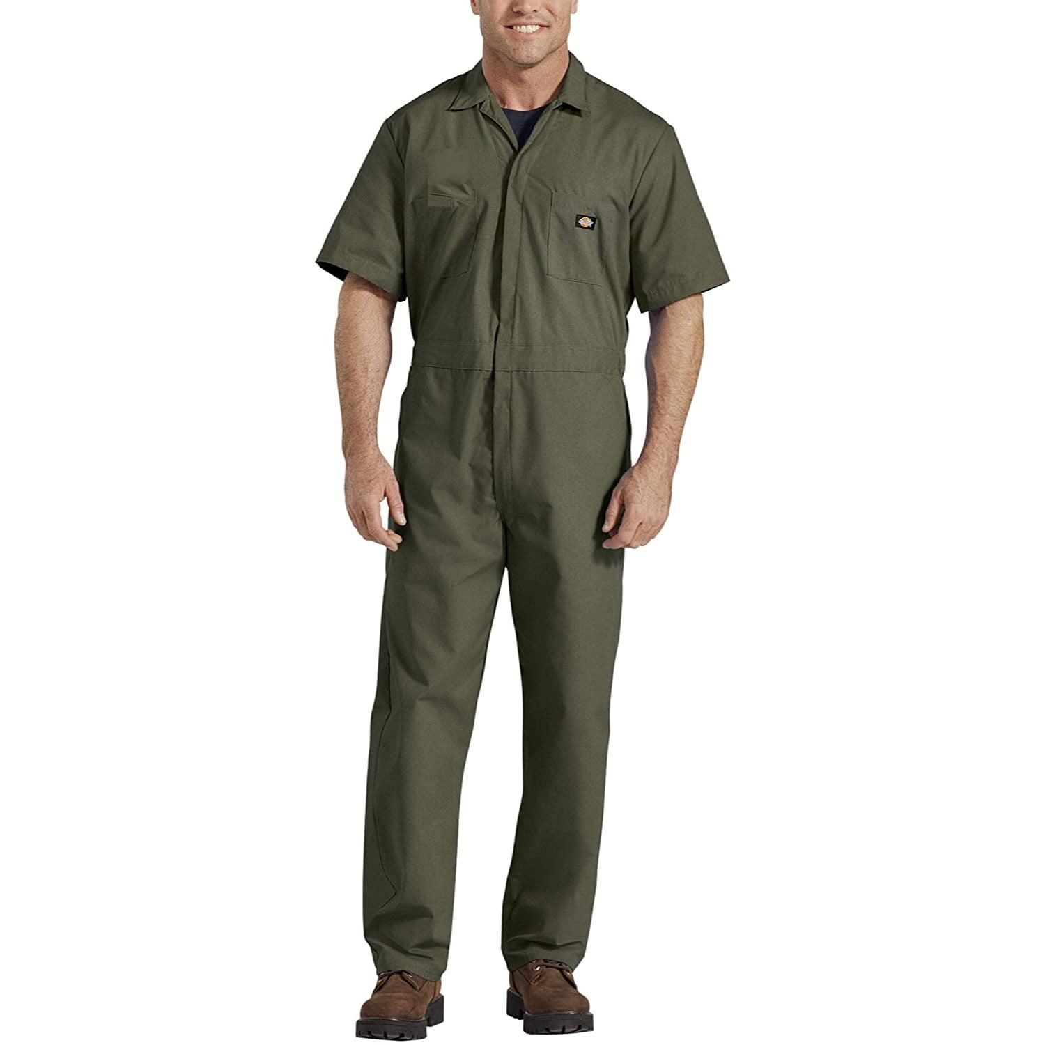 Dickies Men's Short Sleeve 33999 Work Uniform, Moss Green