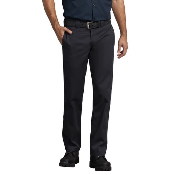 Dickies Men's 873 Slim Fit Work Pants, Black, 38X34