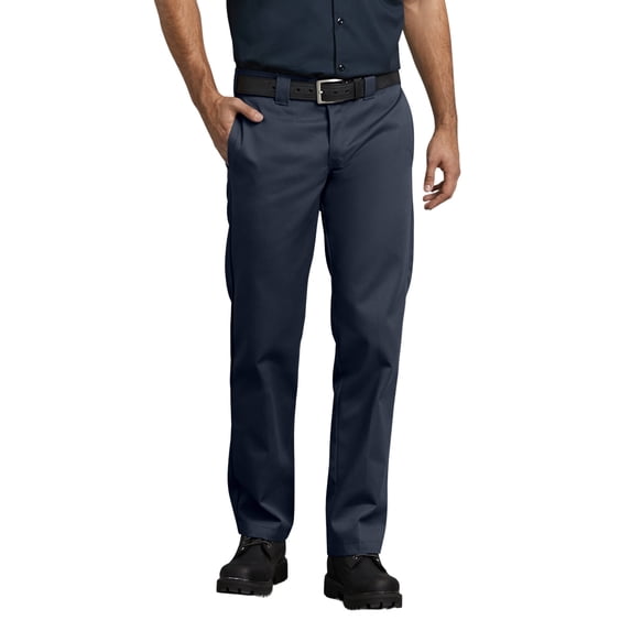 Dickies Men's 873 Slim Fit Work Pants, Dark Navy, 32X30