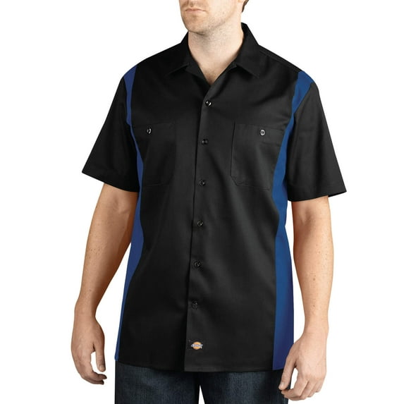 Dickies Mens Two-Tone Short Sleeve Work Shirt