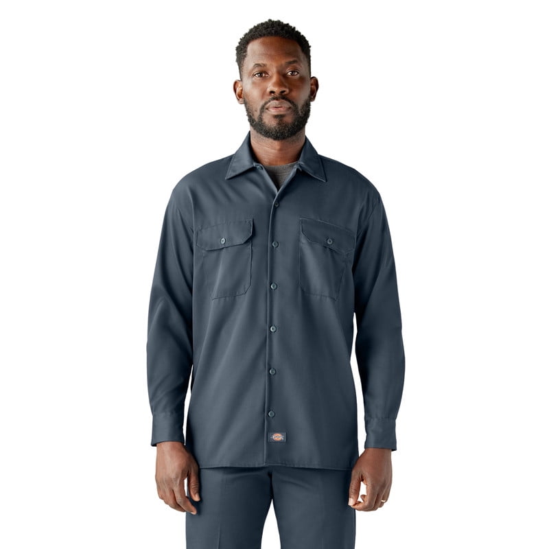 Dickies Men s Long Sleeve Work Shirt Walmart