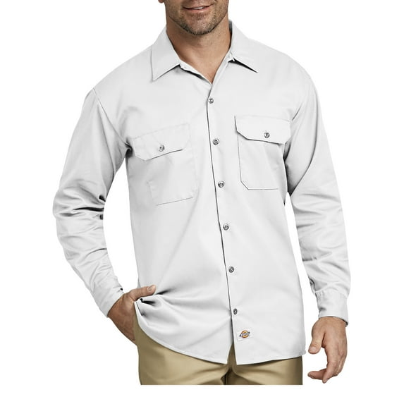 Dickies Mens and Big Men's Original Fit Long Sleeve Twill Work Shirt
