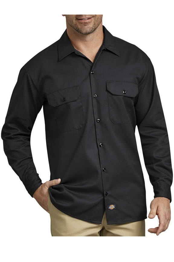 Mens and Big Men's Original Fit Long Sleeve Twill Work Shirt