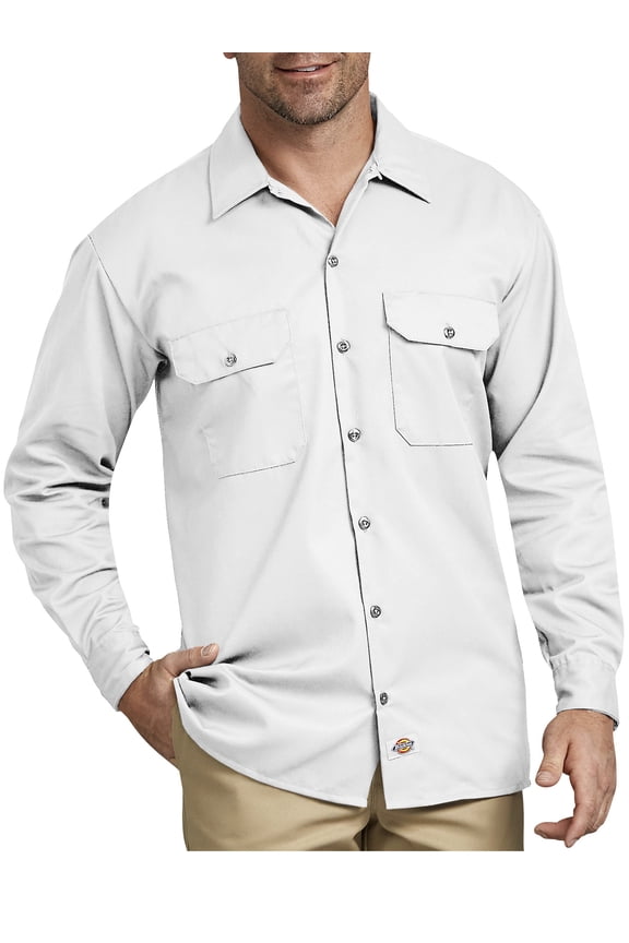 Mens and Big Men's Original Fit Long Sleeve Twill Work Shirt