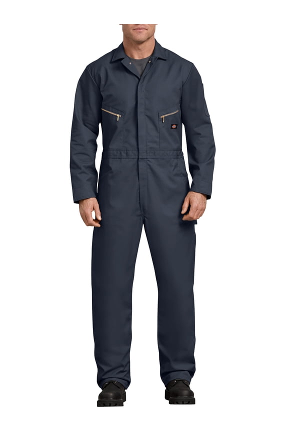 Mens and Big Mens Deluxe Blended Long Sleeve Coveralls