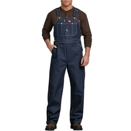 Genuine Dickies Men s Durable Heavyweight Cotton Bib Overalls with Multi Compartment Pockets and Hammer Loop Walmart