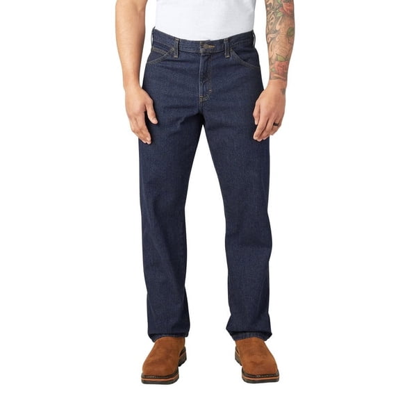 Dickies Mens and Big Mens Regular Straight Fit 5-Pocket Denim Jeans