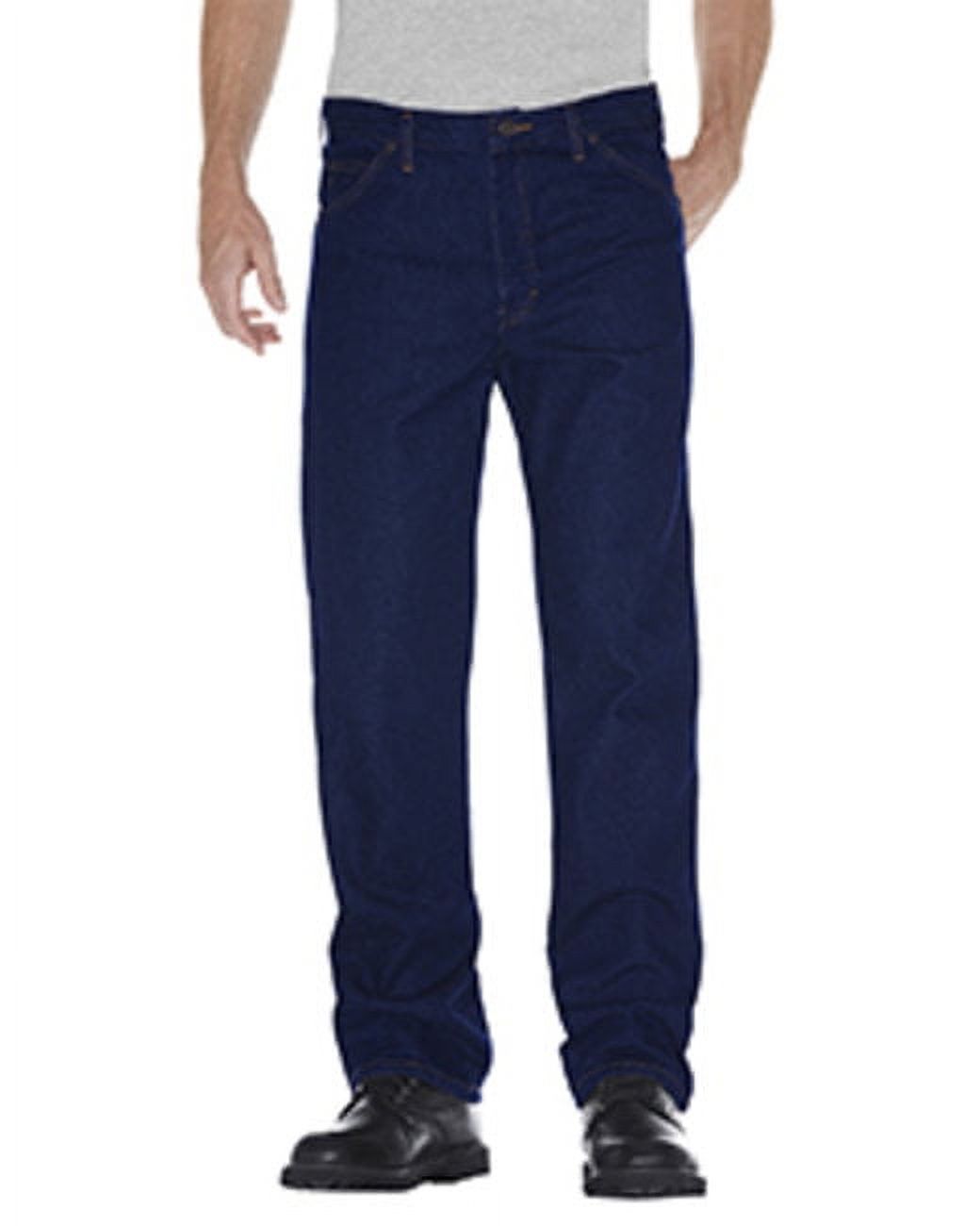 Dickies Mens and Big Mens Regular Straight Fit 5-Pocket Denim Jeans - image 1 of 4