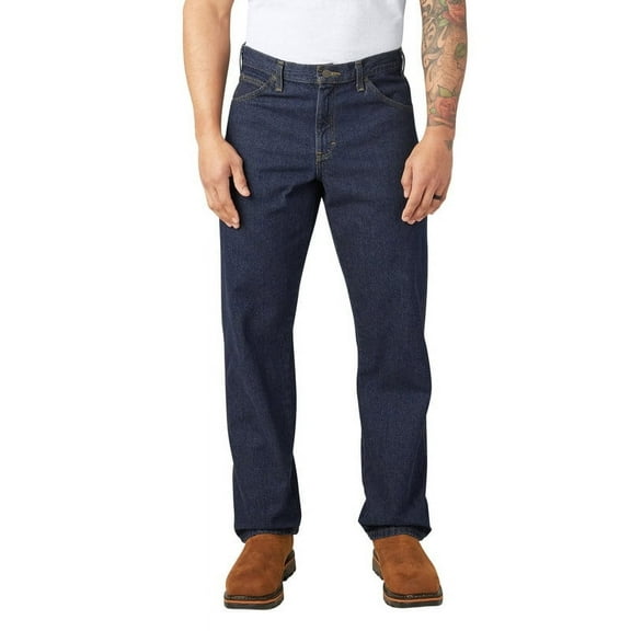 Dickies Mens and Big Mens Regular Straight Fit 5-Pocket Denim Jeans