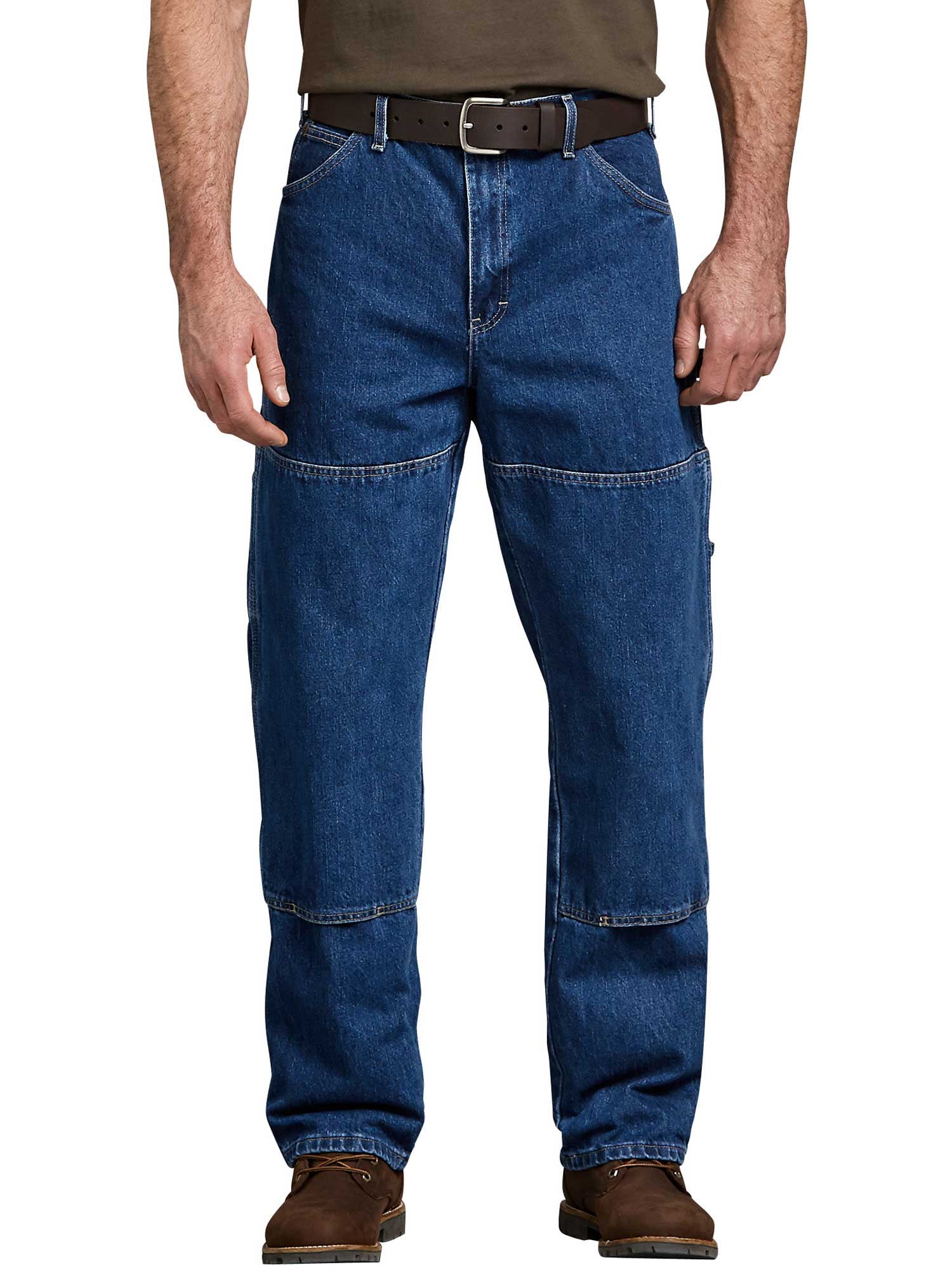 ☆Dickies☆ Double Knee Carpenter Denim Pants Black DIKM241L Dickies Mens and Big Mens Relaxed Fit Double Knee Carpenter