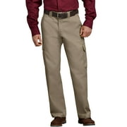 Dickies Men's Relaxed Fit Cargo Work Pants, Desert Sand, 40X30