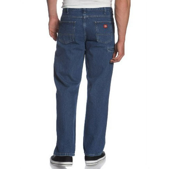 Dickies Mens and Big Mens Relaxed Fit Workhorse Double Knee Denim Jeans ...