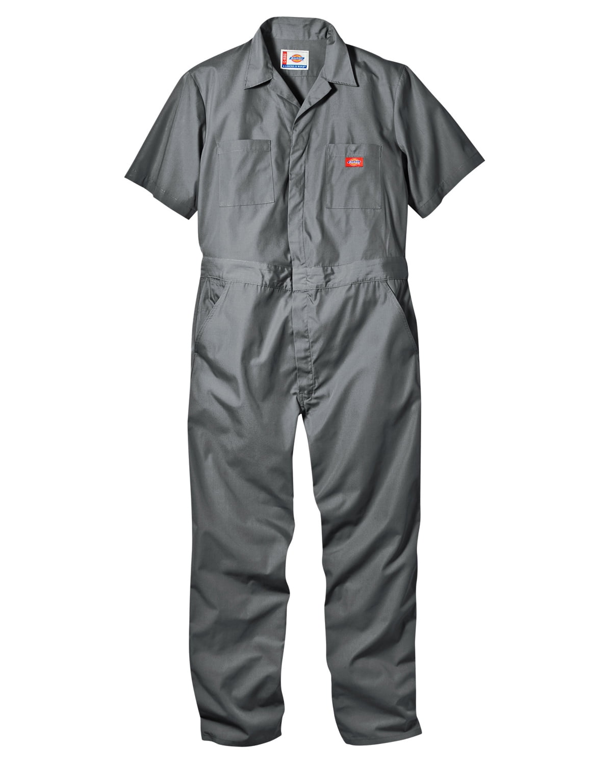 Dickies Mens and Big Mens Short Sleeve Deluxe Poplin Coveralls