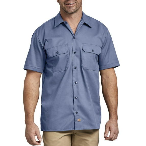 Dickies Mens and Big Mens Short Sleeve Twill Work Shirt