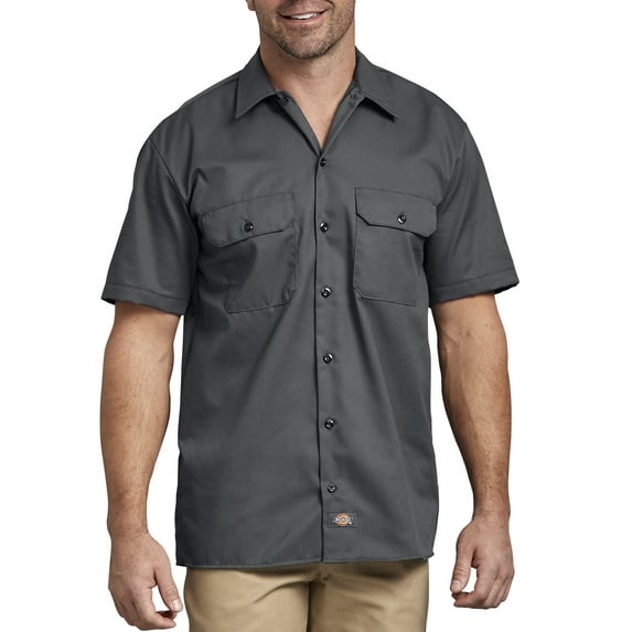 Dickies Mens and Big Mens Short Sleeve Twill Work Shirt