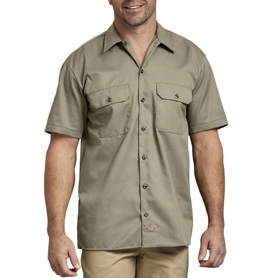 Dickies Mens and Big Mens Short Sleeve Twill Work Shirt