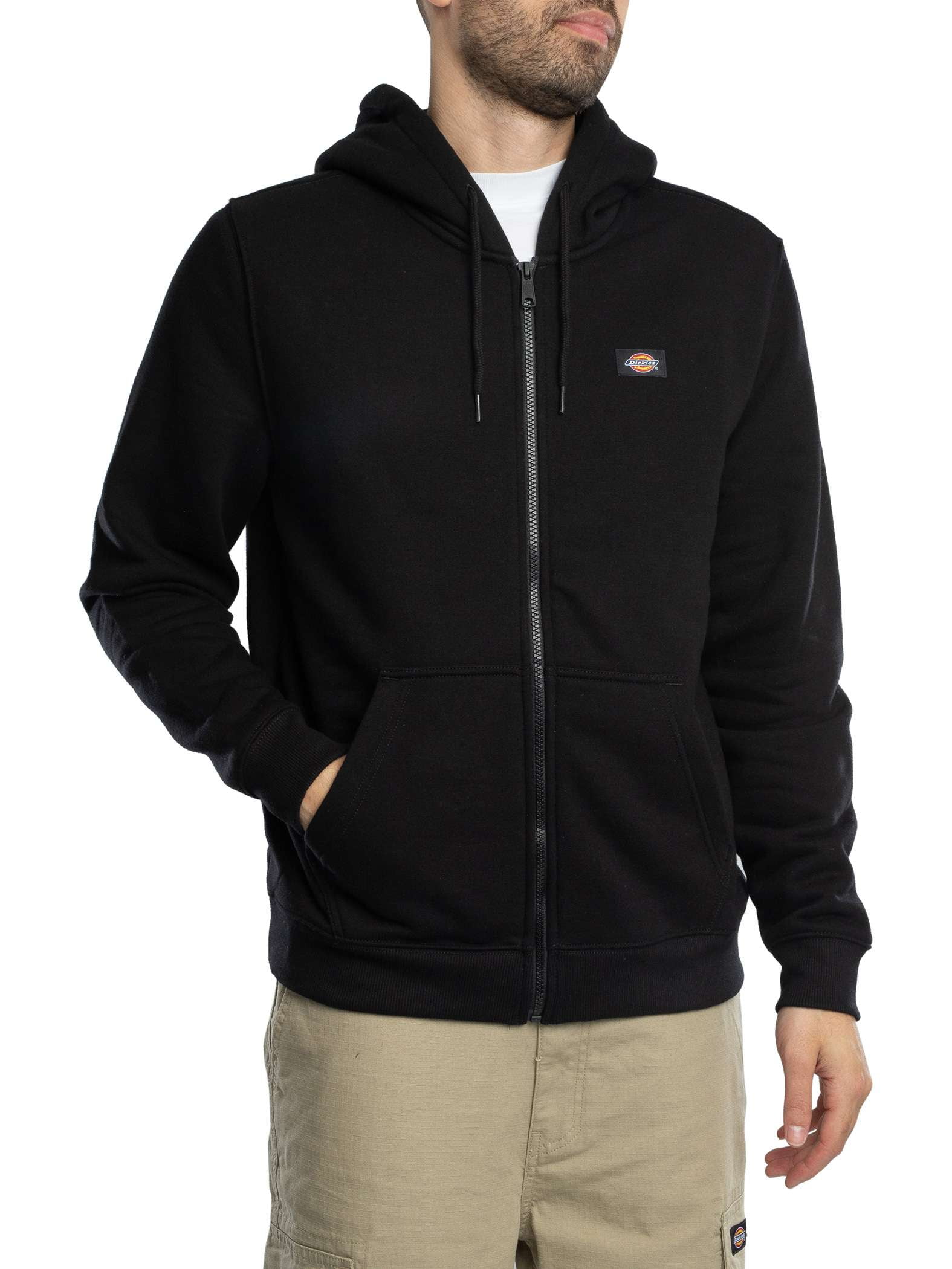 Dickies Oakport Zip Hoodie, Black - Walmart.com