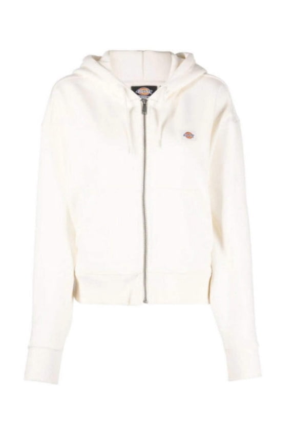Dickies Oakport Zip-Hoodie Women's | White | Classic Regular Fit Hoodie