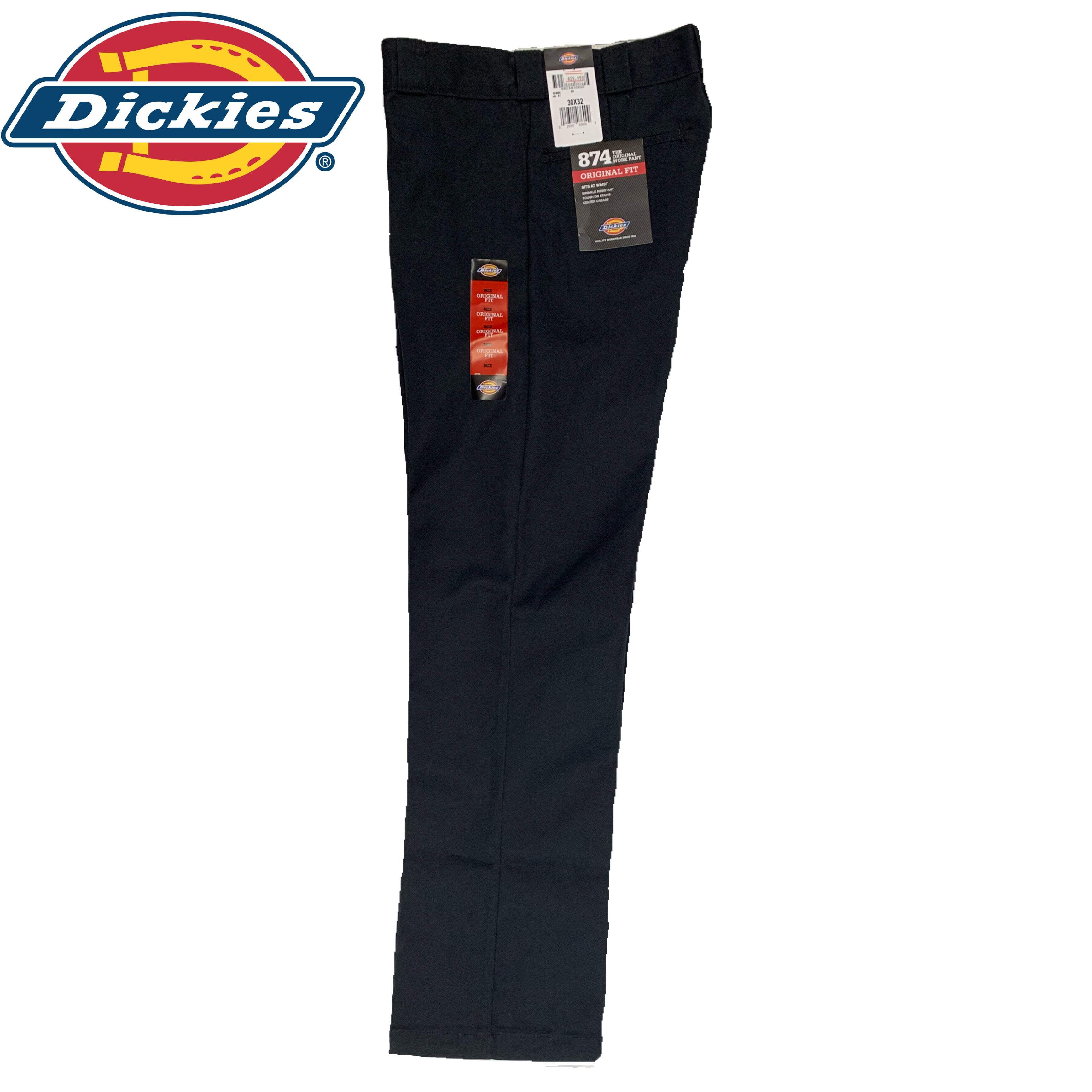 Dickies Black 32x32 Cotton Blend Relaxed Fit Work Pants