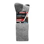 Genuine Dickies Men's Wool Thermal Crew Sock, 3 Pack, Shoe Size 6-12
