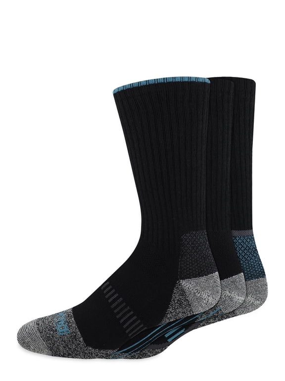 Genuine Dickies Midweight Wool Thermal Crew, 3 Pack, Shoe Size 6-12