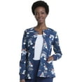 thumbnail image 1 of Dickies Prints Warm Up Scrubs Jacket for Women Snap Front Warm-Up DK306, 1 of 7