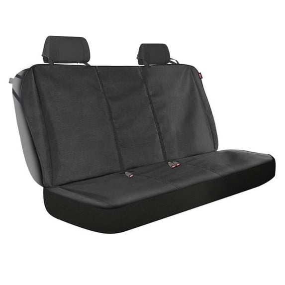 Genuine Dickies Quincy Pro-Grade Rear Bench Seat Cover for Cars, SUVs, and Crossovers, Black