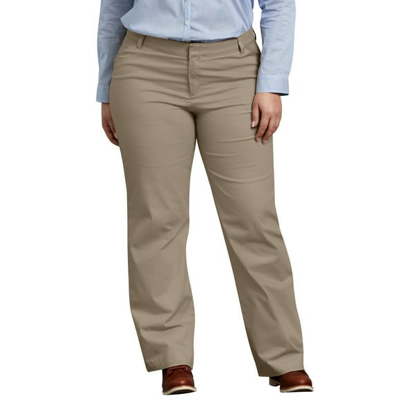 Dickies Relaxed Fit Low Rise Straight-Leg Pant (Women's Plus), 1 Count, 1 Pack