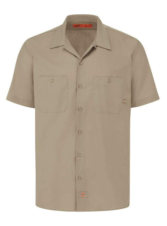 Dickies S535 Industrial Short Sleeve Work Shirt - Desert Sand - 4XL