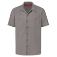 thumbnail image 1 of Dickies Men's Short Sleeve Industrial Work Shirt, Graphite Gray, 5XL, 1 of 3