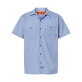 thumbnail image 1 of Dickies S535 Industrial Short Sleeve Work Shirt - Light Blue - 2XL, 1 of 1