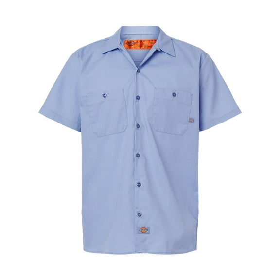 Dickies S535 Industrial Short Sleeve Work Shirt - Light Blue - 2XL