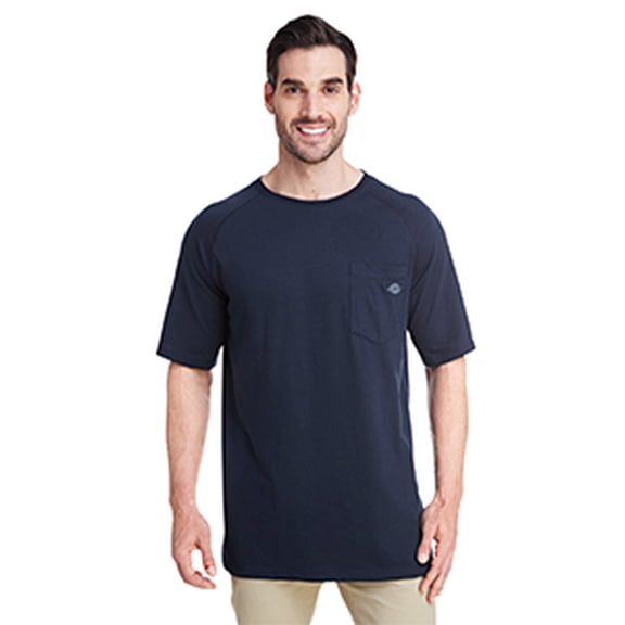 Dickies S600L Performance Cooling T-Shirt - Long Sizes - Dark Navy - 5XLT