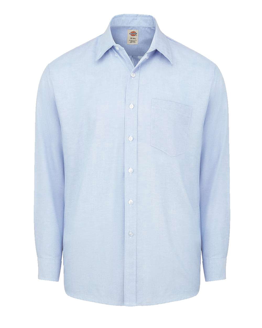 Dickies SSS36 Long Sleeve Oxford Shirt - Light Blue - 17.5