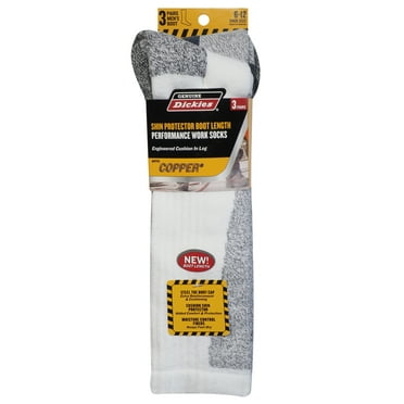 Dickies Shin Protector Boot Crew Sock 3-pack