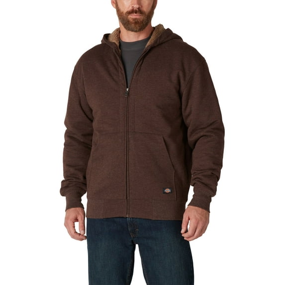 Dickies TW457 Men's Sherpa-Lined Full-Zip Hooded Sweatshirt