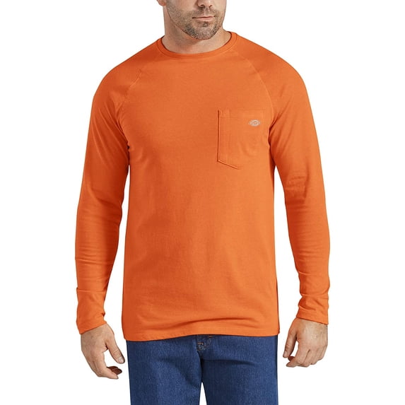 Dickies Temp-IQ Performance Cooling Long Sleeve Bright Orange