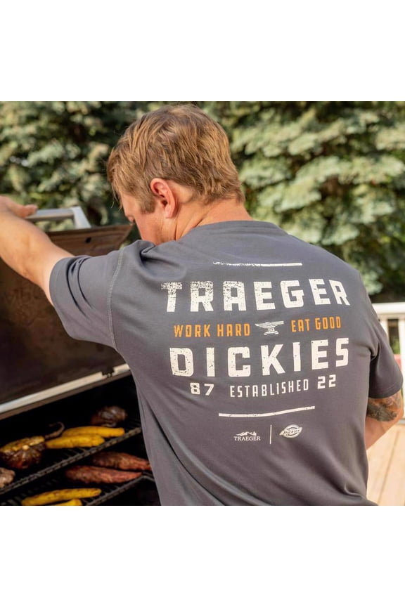 Traeger Tee Shirt Charcoal Gray S
