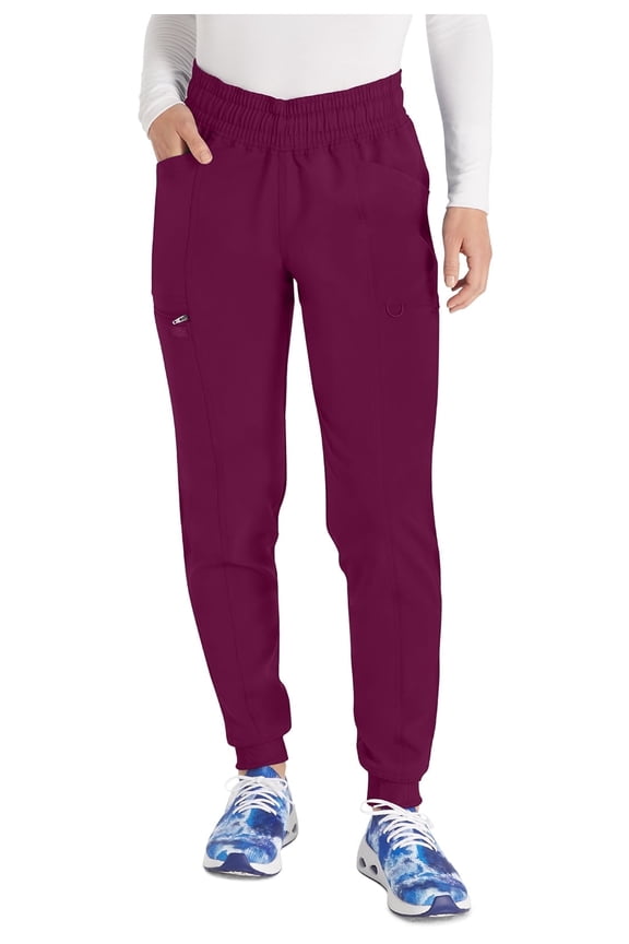Women and Men Natural Rise Pant with 2 Pockets and Adjustable Drawstring, 83006