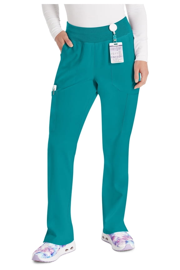 Women and Men Natural Rise Pant with 2 Pockets and Adjustable Drawstring, 83006